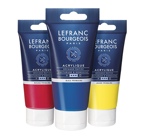 Lefranc Bourgeois - Peinture acrylique - blanc titane - 200 ml Pas Cher