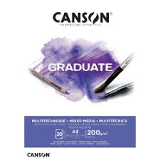 Bloc dessin Graduate CANSON 200 gr