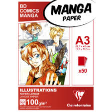 Bloc papier MANGA BD