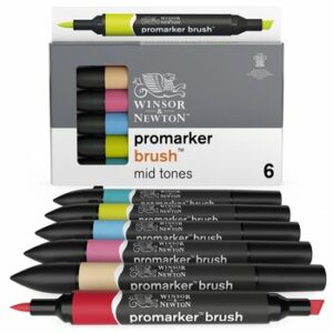 Packs 6 promarker brush